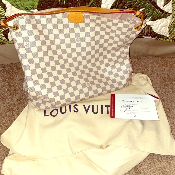 Louis Vuitton Handbags - Louis Vuitton Graceful MM Damier Azur & organizer